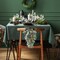Haute Decor Snowfall Creek Holiday Chair Swag with Real Pinecones - PRELIT Battery Operated Timed LED Lights - 20 inches